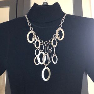 Beautiful Silver Statement Necklace